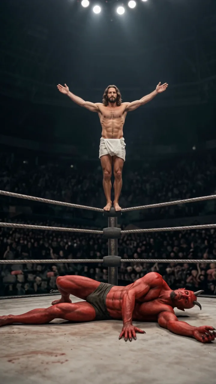 Action Jesus vs Devil Seedance 2.5