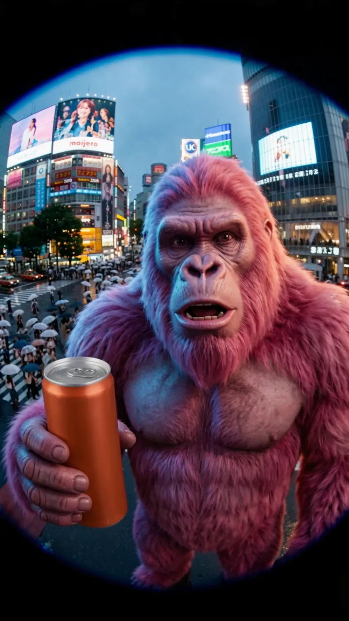 Gorilla Vlog – Shibuya Fisheye
