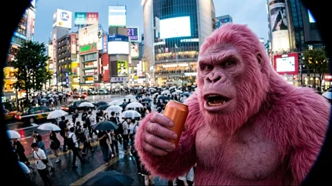 Gorilla Vlog – Shibuya Fisheye (H3 Max)